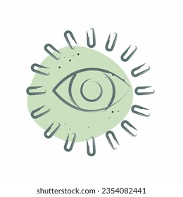 Icon Monitoring. related to Business Analysis symbol. Color Spot Style simple design editable. simple illustration