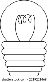 Icon monochrome illustration of the flash