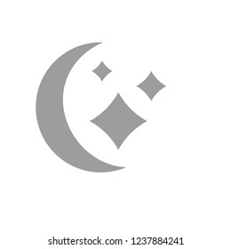 icon of the moon and stars