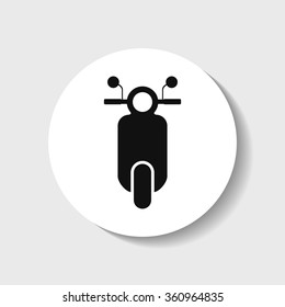 Icon moped.