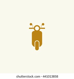 Icon moped.