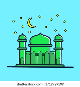 Symbol der Moschee-Vektorgrafik