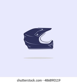 Icon motocross helmet, helmet for downhill.