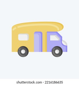 Icon Motor Automotive. suitable for Automotive symbol. flat style. simple design editable. design template vector. simple illustration