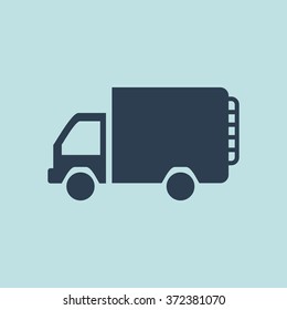 Icon of Motor Van. EPS-10.