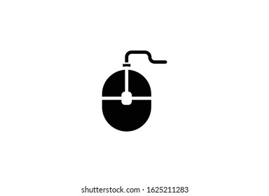 Icon Mouse Computer Technology Vector Illustrator Simple Design