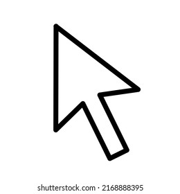 An icon of a mouse cursor, an arrow, a pointer