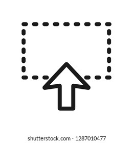 Icon of Mouse Cursor, Mouse Pointer, Mouse Arrow. Editable vector stroke