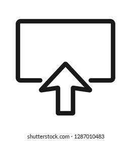 Icon of Mouse Cursor, Mouse Pointer, Mouse Arrow. Editable vector stroke