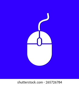 icon of mouse. Flat design 