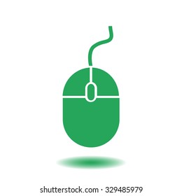 icon of mouse. Flat design 