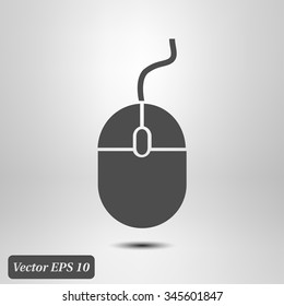 icon of mouse. Flat design 