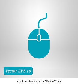 icon of mouse. Flat design 