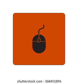 icon of mouse. Flat design 