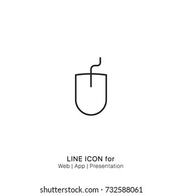 Icon mouse graphic design single icon vector