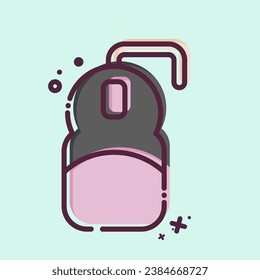 Icon Mouse. related to Computer symbol. MBE style. simple design editable. simple illustration