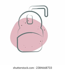 Icon Mouse. related to Computer symbol. Color Spot Style. simple design editable. simple illustration
