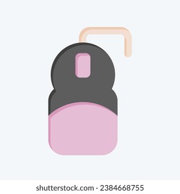 Icon Mouse. related to Computer symbol. flat style. simple design editable. simple illustration