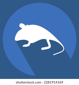 Icon Mouse. related to Domestic Animals symbol. simple design editable. simple illustration