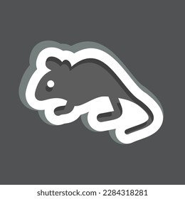 Icon Mouse. related to Domestic Animals symbol. simple design editable. simple illustration