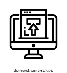 Icon Mouse With Style Outline 