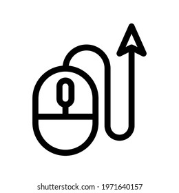 Icon Mouse With Style Outline