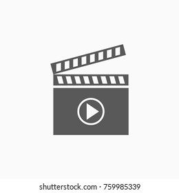 Icon Of Movie Clapper.