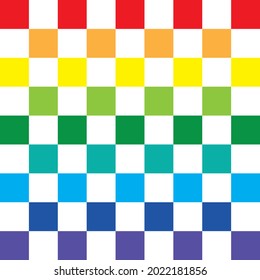 Icon multicolored background, chess board. Vector illustration eps 10