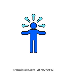 Icon a multitasking, isolated against a clean background.