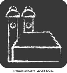 Icon Munich. suitable for education symbol. chalk Style. simple design editable. design template vector
