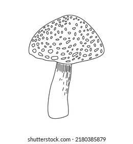 icon mushroom using filled line style  isolated sign symbol vector illustration