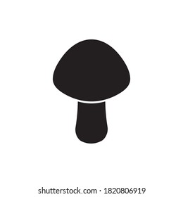 icon of a mushroom. vector flat illustration