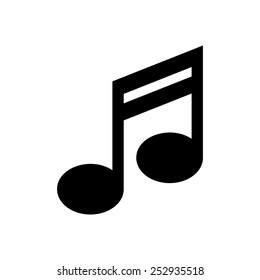 Icon of music note 