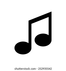 Icon of music note 