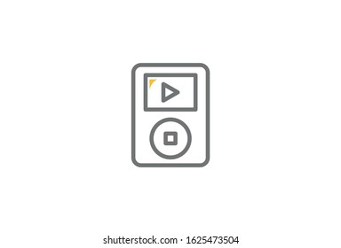 Icon Music Sound Multimedia Vector Illustrator Simple Design