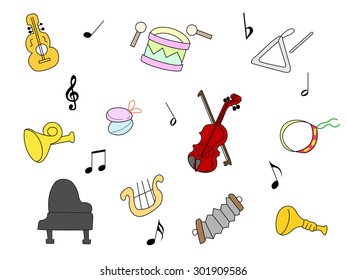 Icon of the musical instrument