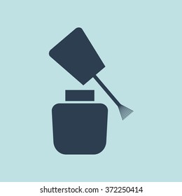 Icon of Nail Polish. EPS-10.