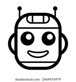 Icon Name AI Chatbot Avatar - An image depicting an AI chatbot, which can be inferred from the extracted path strings.