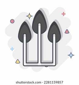 Icon Natural Ingredients. related to CBD Oil symbol. simple design editable. simple illustration