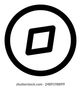 The icon of navigation, sailing. Simple flat icon illustration of navigation, sailing for a website or mobile application on white background