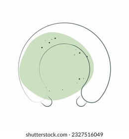 Icon Neck Pillow. related to Orthopedic symbol. Color Spot Style. simple design editable. simple illustration