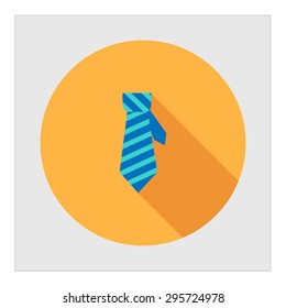 Icon of necktie in square