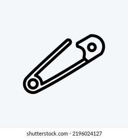 Icon Needlework. suitable for education symbol. line style. simple design editable. design template vector. simple illustration