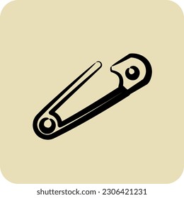 Icono adecuado para el símbolo educativo. estilo dibujado a mano. diseño simple editable. plantilla de diseño