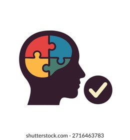 Ícone para a aceitação da neurodiversidade (e. g. autismo. TDAH)