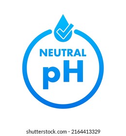 Icon with neutral ph. Vector logo. Logo symbol