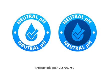 Icon with neutral ph. Vector logo. Logo symbol