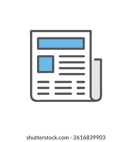 An icon for news and publications.