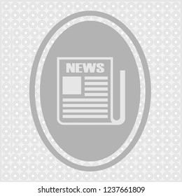 Icon news Single Icon Graphic Design