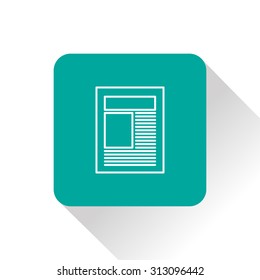 icon of newspaper article